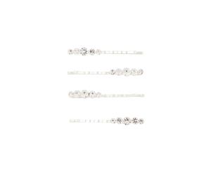 Lovisa Crystal Bobby pins 4 Pack