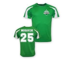 Lubo Moravcik Celtic Sports Training Jersey (green)