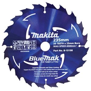 Makita 235mm 20T TCT Circular Saw Blade for Wood Cutting - BLUEMAK