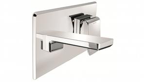 Methven Kiri Wall Basin Mixer with Plate