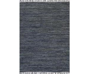 Metro Modern Leather Grey Rug