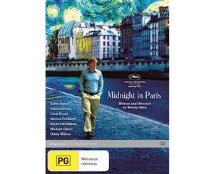 Midnight in Paris DVD Region 4