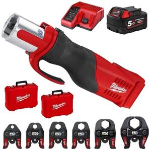 Milwaukee 18V 5.0Ah Li-Ion Brushless Forcelogic Press Tool Kit M18BLHPT1550K