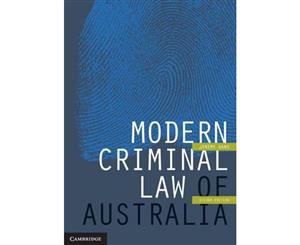 Modern Criminal Law of Australia