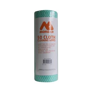 Morgan 25 x 33cm All Purpose Wipes On a Roll - 50 Pack