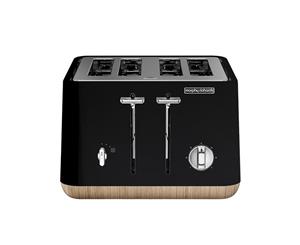 Morphy Richards Aspect Scandi 4 Slice Toaster Black