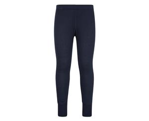 Mountain Warehouse Talus Kids Base Layer Thermal Pants Lightweight - Navy