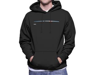 NASA Satellite Horizon Shot Men's Hooded Sweatshirt - Black