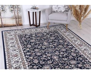 Nain Border Navy Cream Rug