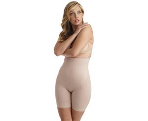 Naomi & Nicole Hi Waist Thigh Slimmer - Nude