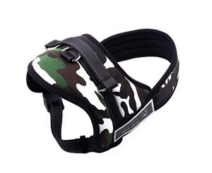 New Large Dog Adjustable Harness Support Pet Training Control Safety Hand Strap - White Camo