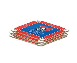 Newcastle Knights NRL Set of 4 Cork Drinking Coasters