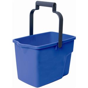 Oates 9L Blue Rectangular Squeeze Mop Bucket