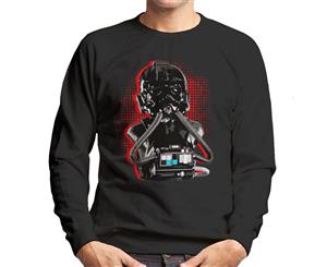 Original Stormtrooper Imperial TIE Pilot Red Burst Men's Sweatshirt - Black