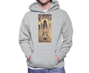 Original Stormtrooper Trooper Future Dystopia Parody Men's Hooded Sweatshirt - Heather Grey