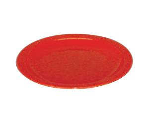 Pack of 12 Kristallon Polycarbonate Plates Red 172mm