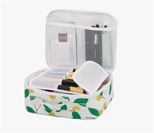 Pack-in-Style Multifunctional Cosmetics Travel Organiser [Pattern White Yuzu]