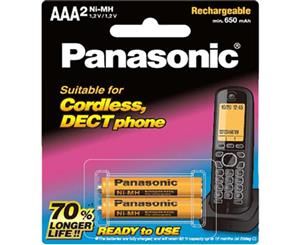 Panasonic - BK-4LDAW/2BT - 2x AAA Batteries for DECT Phones