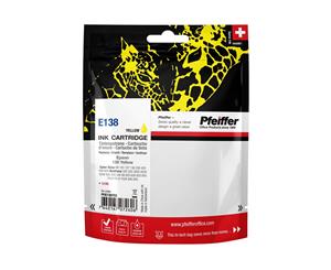 Pfeiffer Ink Cartridge Compatible With Epson 138 Yellow