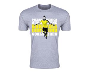 Pierre Emerick Aubameyang Dortmund Goalscorer T-Shirt (Grey)