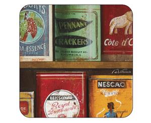 Pimpernel Vintage Tins Coasters Set of 6