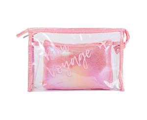 Portable Travel Cosmetic Bag for Women Storage Bag - Pink