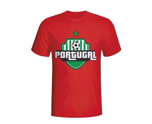 Portugal Country Logo T-shirt (red)