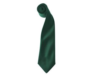 Premier Colours Mens Satin Clip Tie (Pack Of 2) (Bottle) - RW6940