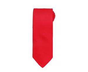 Premier Mens Micro Waffle Formal Work Tie (Pack Of 2) (Red) - RW6942