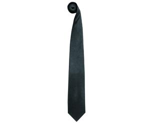 Premier Mens Premium Pure Silk Plain Work / Fashion Tie (Burgundy) - RW1165