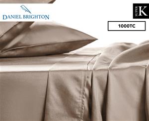 Premium 1000TC Luxury Super King Bed Sheet Set - Linen