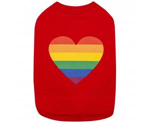 Pride Heart Red Dog T-Shirt