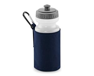 Quadra Water Bottle And Fabric Sleeve Holder (Pack Of 2) (French Navy) - BC4159