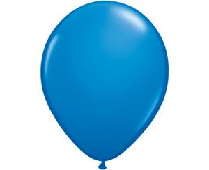 Qualatex 11 Inch Round Plain Latex Balloons (100 Pack) (Grey) - SG4586