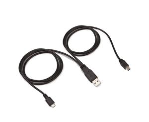 REYTID Replacement Dual USB Charging Cable Compatible with PSVR Move & Wireless Controller - Compatible with Playstation 4 Virtual Reality Headset - Black