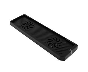 REYTID Vertical Cooler Stand Compatible with Xbox One X - Slim Sleek Cooling Console - Black