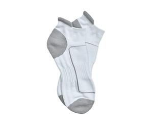 Regatta Activewear Adults/Unisex Sports Ankle Socks (White/Light Steel) - RG2374