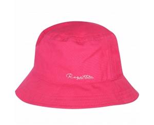 Regatta Great Outdoors Childrens/Kids Crow Canvas Bucket Hat (Hot Pink) - RG3183