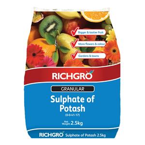 Richgro 2.5kg Granular Sulphate Of Potash