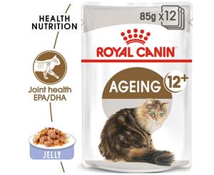 Royal Canin Feline Ageing +12 in Jelly Cat Food 12x85g