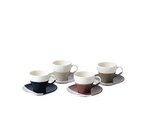 Royal Doulton Coffee Studio Espresso Cup & Saucer 110ml Set of 4