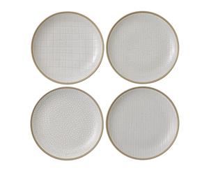 Royal Doulton Gordon Ramsay Maze Grill Plate 22cm Mixed White Set of 4