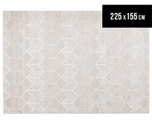 Rug Culture 225x155cm Grey Bush Modern Rug - Grey/White