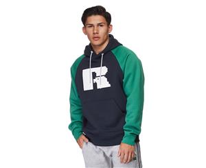 Russell Athletic Men's Iconic Oldskool Raglan Hoodie - Carbon