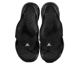 Salomon Mens RX Break Sandals - Black/Black Leather Oversized - Black