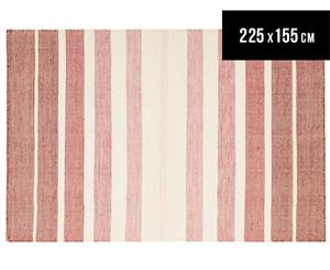 Scandi Floors Artisan Wool 225x155cm Rug - Blush