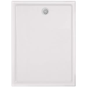 Showerline 900 x 1200mm White 4 Way Shower Base With Rear Outlet