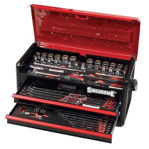 Sidchrome 89 Piece Metric/AF Tool Kit