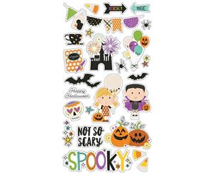 Simple Stories - Say Cheese Halloween - Chipboard Stickers 6 inchX12 inch