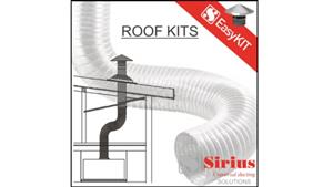 Sirius 150mm Easy Metal Roof Ducting Kit